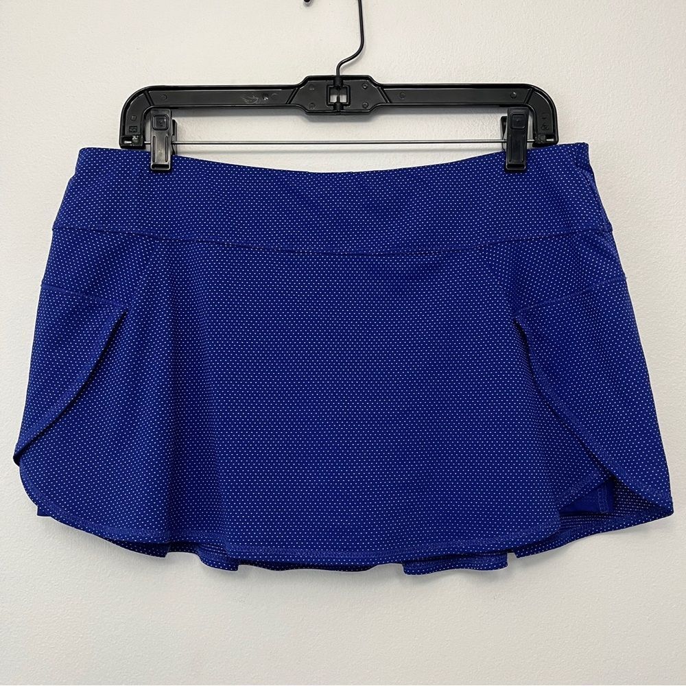 Lucky in Love Royal Blue with White Heart Pattern Girls Size XL